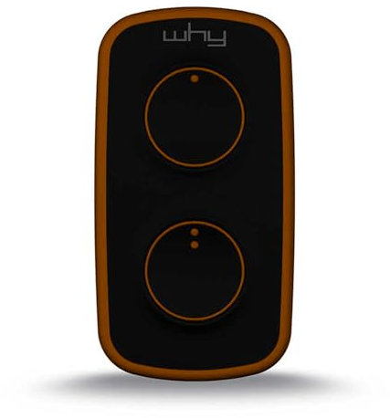 WHY EVO MINI NOA Telecomando rolling code multifrequenza da 280 a 868 mhz, apricancello autoapprendente programmabile, radiocomando ad ampio raggio con 4 pulsanti Wild Tobacco