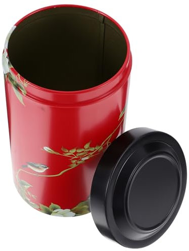 PHENOFICE Lata Metálica Hermética Para Almacenamiento De Té y Café Con Tapa Sellada Frasco Multiusos Para Granos Azúcar y Especias Recipiente Para Cocina