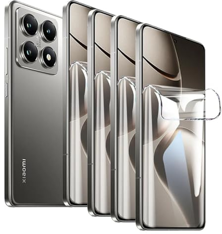 TMahhbid [2 pcs] Films de Protection d'écran en Hydrogel pour Xiaomi 14T Pro/Xiaomi 14T 6.4, [HD] Film de Protection en Transparent TPU Souple [Pas de Verre Trempé]