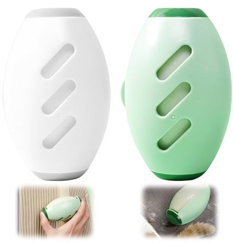 2 Stück Wiederverwendbare Fusselrollen, Tierhaarentferner, Tierhaarentferner Fusselrolle, Klebrige Lint Roller zur Entfernung von Fusseln und Tierhaaren von Kleidung, Gel-Fusselroller für Kleidung