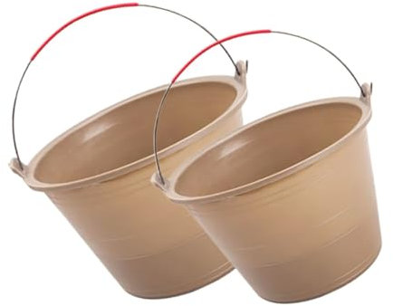 SHINEOFI 2pièces Seau De Constructeur Seau à Ciment De Mélange De Ciment De Jardinage Pot