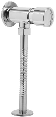 Manual Urinal Flush Valve Delayed Function for Public Bathroom Durable Construction Easy Installation for Wall Mounted Urinal Devices