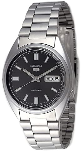 Seiko Mens Analogue Automatic Watch with Stainless Steel Strap SNXS79K1, Bracelet