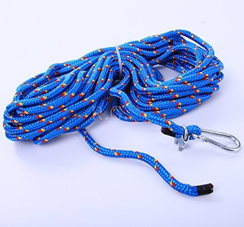 Unbekannt Zugseil für Kaminbesen Schornsteinbesen inkl. Karabinerhaken Seil ab 5m bis 15m (10m)