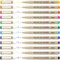 ATTOM TECH ART 12 Farben Fineliner Set – Micron Fineliner Stifte, Perfekt für Skizzieren, Anime, Technisches Zeichnen, Manga, Künstlerische Illustrationen, Tuschestifte für Büro- und Kunstbedarf