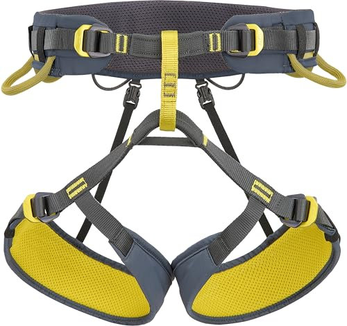 Climbing Technology Wall Climbing Harness, Anthracite Mustard, M/L