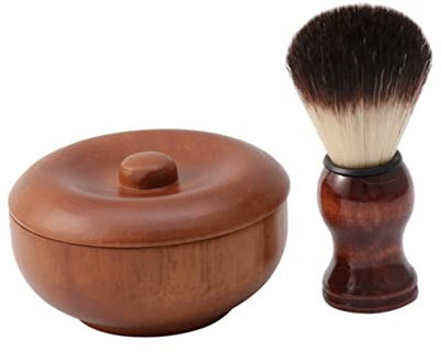 Angoily Bartbürste Für Männer Mit Feinem Haareinsatz Für Reichhaltigen Rasierschaum Ergonomischem Griff Und Gesichtspflegegeeignet Für Bartformen