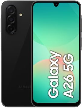 Samsung A266 Galaxy A26 (Double Sim - 6.7'' - 128 Go, 6 Go RAM - Non EU, Garantie 2 Ans par Hem) Noir