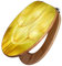 banjado Design WC Sitz Bambus 45x37,5cm / Toilettendeckel Holz/hochwertiger Toilettensitz/Bambus-Toilettendeckel für alle gängigen Toiletten - Pusteblumen Gold