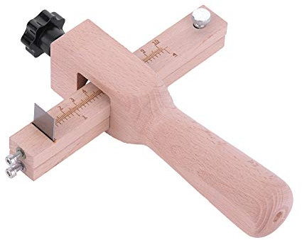 Adjustable Leather Strap Cutter Wood Cutting Machine MakerLeather Wooden Strap Cutter Leather Goods Leather Tools for Strip Belt DIY Hand Cutting Tool Leather Tools