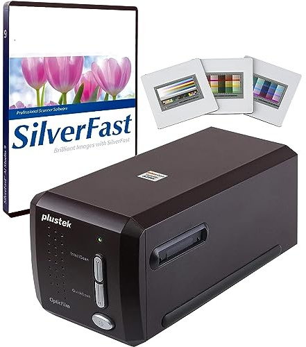 LBMED Scanner Automatico per Pellicole E Diapositive,digitalizzatore per Pellicole E Diapositive da 35mm con Risoluzione 7200 Dpi E Densità Dinamica 3,6D,Riparazione Polvere/graffiededitingsoftware