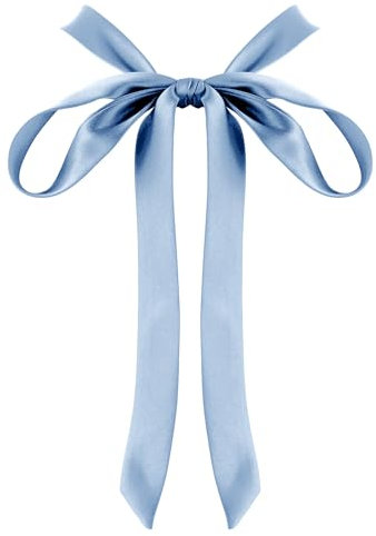 Tucnoeu Blau Damen Krawatte Lange Fliege – Band Choker Verstellbare Krawatte Damen Geeignet für Schuluniformen Hemden Uniformen Rollenspiel T-Shirts(Blau)