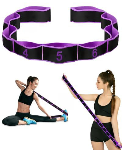 Stretch Strap,Adults 9 Loops Stretch Band,Resistance Bands for Gymnastics Training,Yoga,latin Exercise Trainer