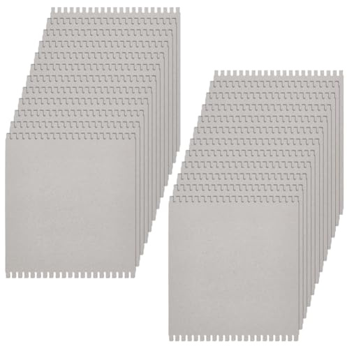 FINGERINSPIRE 24 Stück Webrahmen Aus Karton 250x290x2mm Weizenfarbenes Papier Webhilfsbretter Rechteckige Strickwerkzeuge Nähen Häkeln Korb Schmuck Kunsthandwerk Für Strickanfänger
