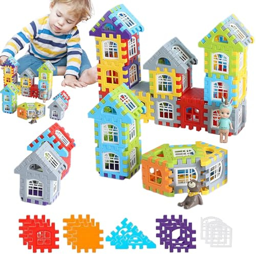 De construcción empotrada - Juego sensorial de 10 cm, Constructor lógico Colorido, Juguete para el Aprendizaje Creativo, Stem Educativo | Juego de encastre para L