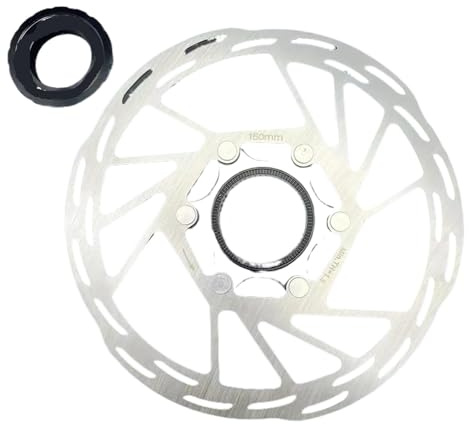 Centerlås skivbroms roterande cykelbromsskivor stark värmeavledning, flytande 140 mm 160 180 för MTB/väg (160)