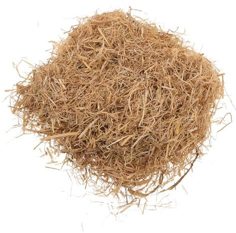 CIYODO Trockenes Stroh Nistmaterial für Kaninchen und Kleintiere – 05 kg Weiches Saugfähiges Stroh für Kaninchennester und Hühnerlegeboxen Wiederverwendbare Nestunterlage für Bauernhof