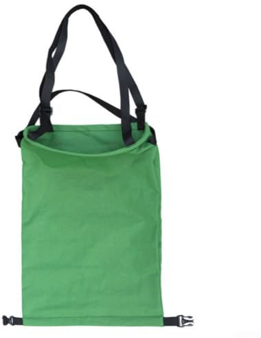 Utomhus skördepåse 75 x 45 cm för camping vandring | Vaxat innerfoder, rymmer upp till 0,9 kg, viks till 8,9 x 10 cm, perfekt för svampförvaring
