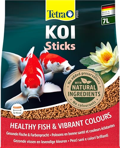 Tetra Pond Koi - Palos de comida para peces (1,1 kg)