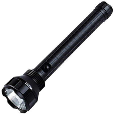 TATTU D3 Heavy-Duty Tactical 3-Cell D LED Torch, Black