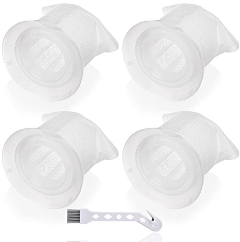 Leadaybetter 4 Stück Filter für Vorwerk Kobold VC100 Akku Staubsauger VC 100 Schmutzfilter Ersatzfilter für Vorwerk VC 100 Handstaubsauger