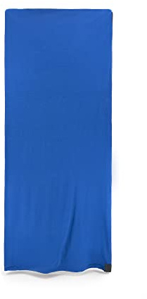 Alephnull Sac de couchage léger en polaire douce avec fermeture éclair bidirectionnelle et doublure confortable pour randonnée, camping, voyage (bleu)