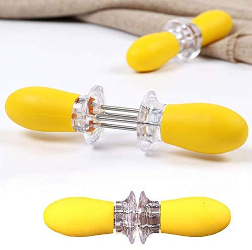 8 pezzi forchettone per mais, porta pannocchie, forchette porta spiedini in acciaio inox, punte uniche per la cucina casalinga e il barbecue all'aperto