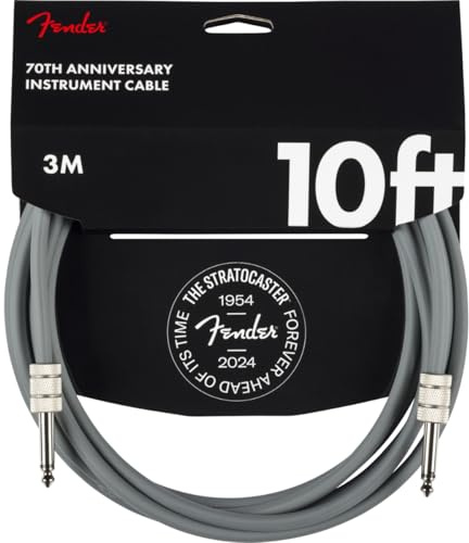 Fender Instrumentenkabel, 3 m, Grau, 3 m