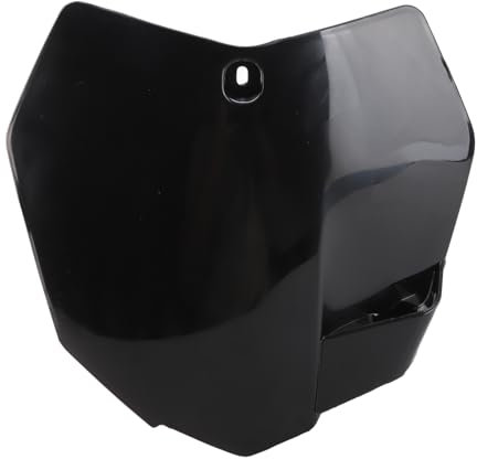 Cocoarm Dirt Bike Number Plate,Motorcycle Front Number Plate with Unique Design for Mountain Bike,E,Down Hill,Racing,Front License for Ebike (Black)