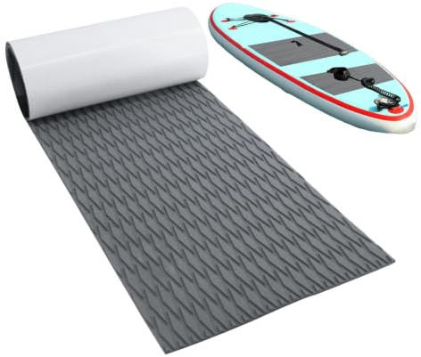 Skimbräda Traction Pads Halkfri Vattentät Självhäftande Trappstegsmatta | 60 Centimeter x 19 Centimeter Däcksdyna För Wakeboard, Vattenskidor, Fiske Av Havsabborre, Tonfisk, Offshore, Inshore, Kus