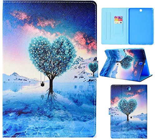 Schutzhülle für Samsung Galaxy Tab A 9.7 (SM-T550/T551/T555), Schutzhülle aus PU-Leder, Flip Cover für Samsung Galaxy Tab A 9.7