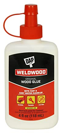 DAP Weldwood Original Wood Glue, Yellow, 4 oz (7079800496)