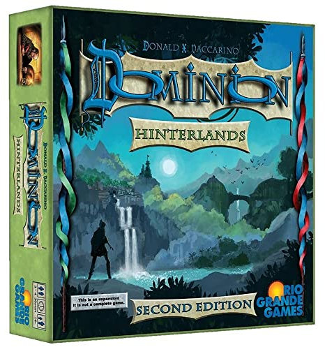 Rio Grande Games Dominion: Hinterlands 2nd Edition - Brettspiel-Erweiterung 2-4 Spielern - 30 Minuten Spielzeit - Brettspiele für Familienspielabend - Teenager & Erwachsene ab 14 Jahren -