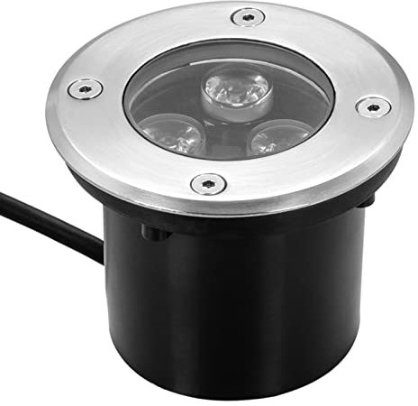 Dailyart Spot Encastrable Exterieur, Spot Led Encastrable Exterieur 3W IP67 Spot Terrasse Exterieur Encastrable 280 Lumen, Éclairage pour Chemins pour Allée de Balcon de Jardin, 3000k 230v