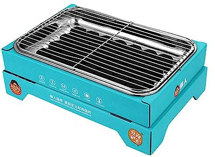 # Parrilla desechable portátil, kit de parrilla para cocinar en interiores y exteriores, ligero, listo para usar, juego de parrilla instantánea para barbacoa, picnic, camping