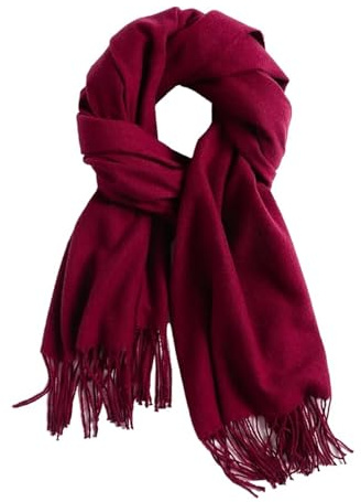 Cashmere Feel Scarfs for Women Long Fringe Scarf Ladies Wraps Shawls Scarves