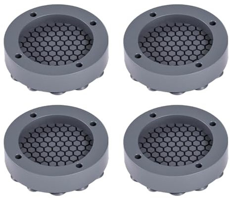 WJnflQN Protector de Alfombrilla antivibración, Alfombrilla de succión Fuerte Que Absorbe los Golpes, Almohadillas antivibración, Protector de Alfombrilla para Lavadora