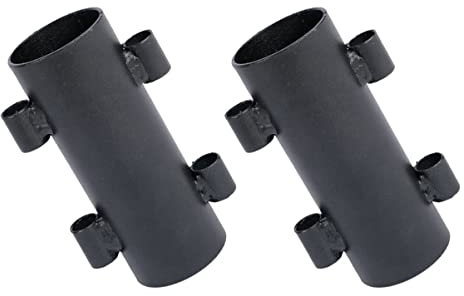 BESPORTBLE Soporte Resistente para Actividades Al Aire Libre: 2 Piezas De Soporte para Postes De Carpa con Dosel Tubo Fijo para Acampar Color Negro para Barbacoa Picnic