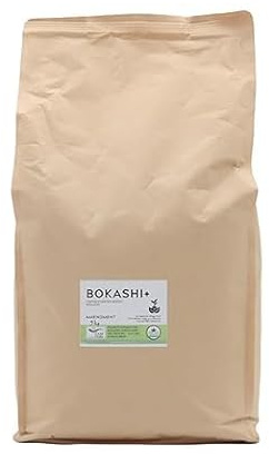 ALMICANNA: Bokashi+ avec micro-organismes efficaces 5 kg – Régénérateur de sol microbien et aide à la fermentation pour seau Bokashi