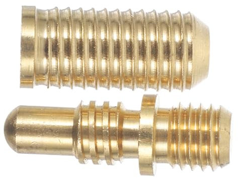 BESTonZON 1 Satz Billard -schnittstellenschrauben Queue-spitzenschrauben Gelenkschutz Für Billardqueues Kupfer Golden