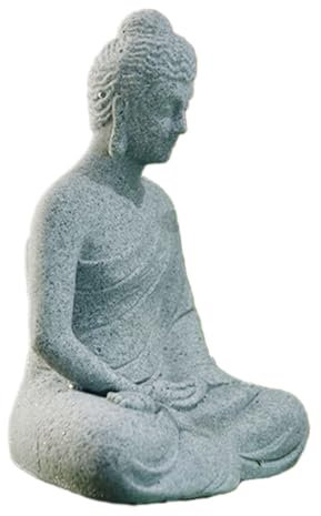 ERINGOGO Statua Di Buddha Per Decorazione Nascondiglio Per Pesci Facile Da Installare Aggiunge Estetico Vasca