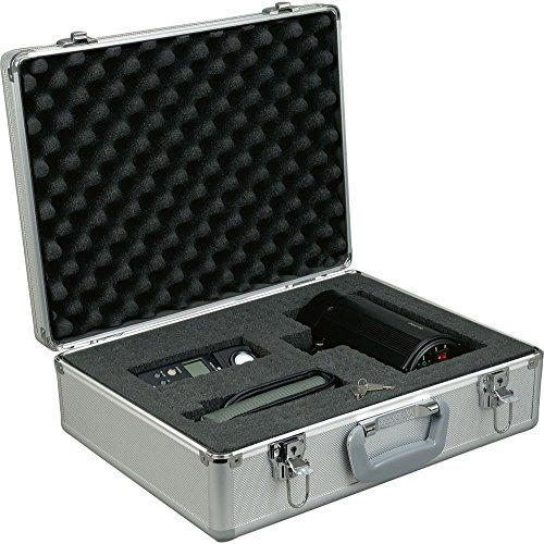 ALUMAXX 45138 Multifunktionskoffer Stratos IV, Piloten Koffer Aluminium, Aktenkoffer Alu, Fotokoffer mit Polsterschaum, Pilotenkoffer ca. 47 cm, Silber, Koffer 46,5 × 36,5 × 19 cm
