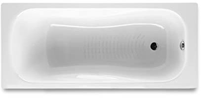 Roca,Princess,Bañera de acero rectangular con fondo antideslizante,Blanco,1700mm x 700mm x 430mm,A220990000