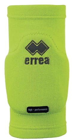 Errea - Rodilleras, adecuadas para voleibol, gimnasia Entrenamiento y competición para adulto unisex pequeño neón verde
