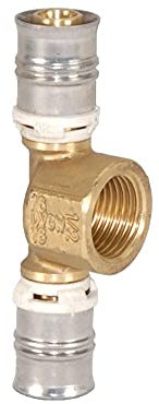 Alpex F 50 PROFI Übergangs-T-Stück mit IG, 20 mm x 1/2 x 20 mm