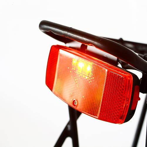 ZKcasA bakre rack cykel ljus bakljus ledd cykel lykta cykel reflekterande bakljus cykeltillbehör cykel lampa batteri röd