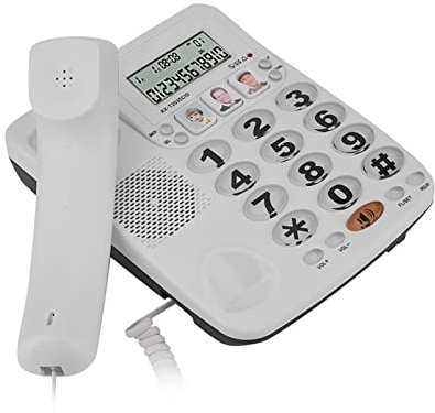 2 Line Corded Phone with Speakerphone, Speed Dial, Caller ID, for Home Office
