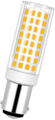 JINLONTA 5W B15D LED NäHmaschinenlampe Ersatz 50W Halogenlampe B15d Doppelkontakt Glühbirne 500LM Warmweiß 3000K Nicht Dimmbar AC 230V Klein Bajonettsockelfür Nähmaschine, 1er Pack