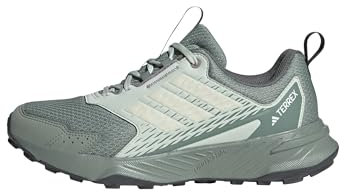 adidas Damen Terrex Tracefinder 2 Trail Running Shoes Trailrunning-Schuhe, Silver Green/Off White/preloved fig