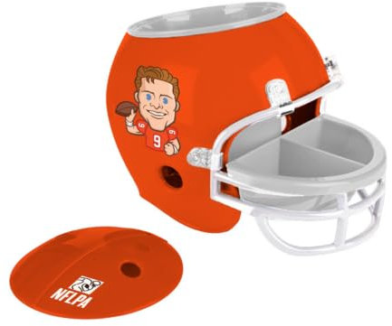 The Great Branding Company Joe Burrow Cincinnati Bengals offizieler NFLPA Party Snackhelm